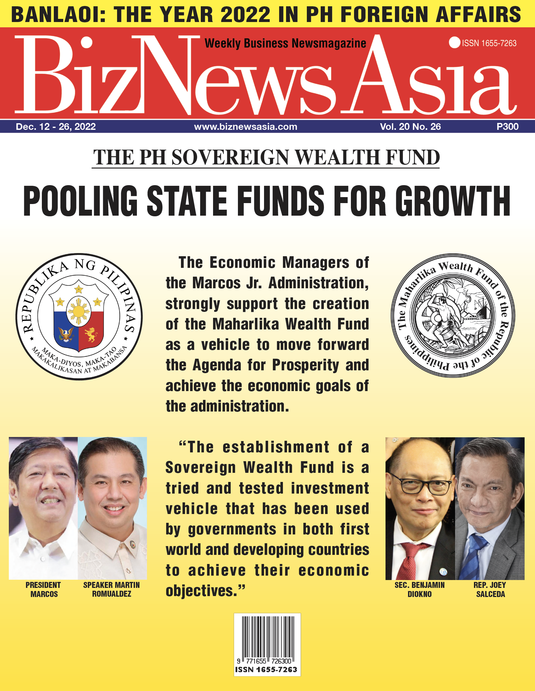 PH SOVEREIGN WEALTH FUND – BizNewsAsia