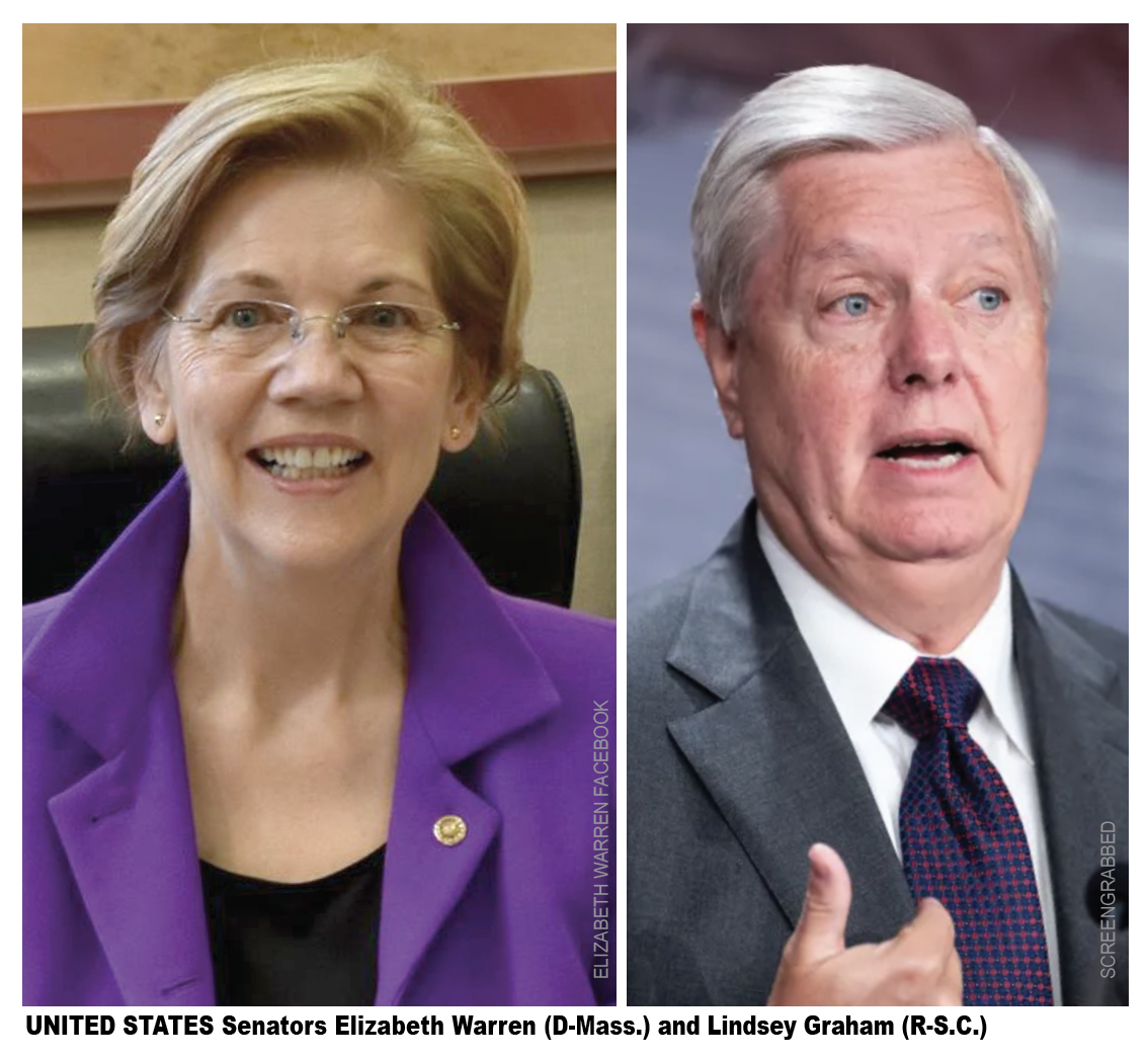 US Senators Warren and Graham seek bipartisan bill creating a commission to rein in Big Tech