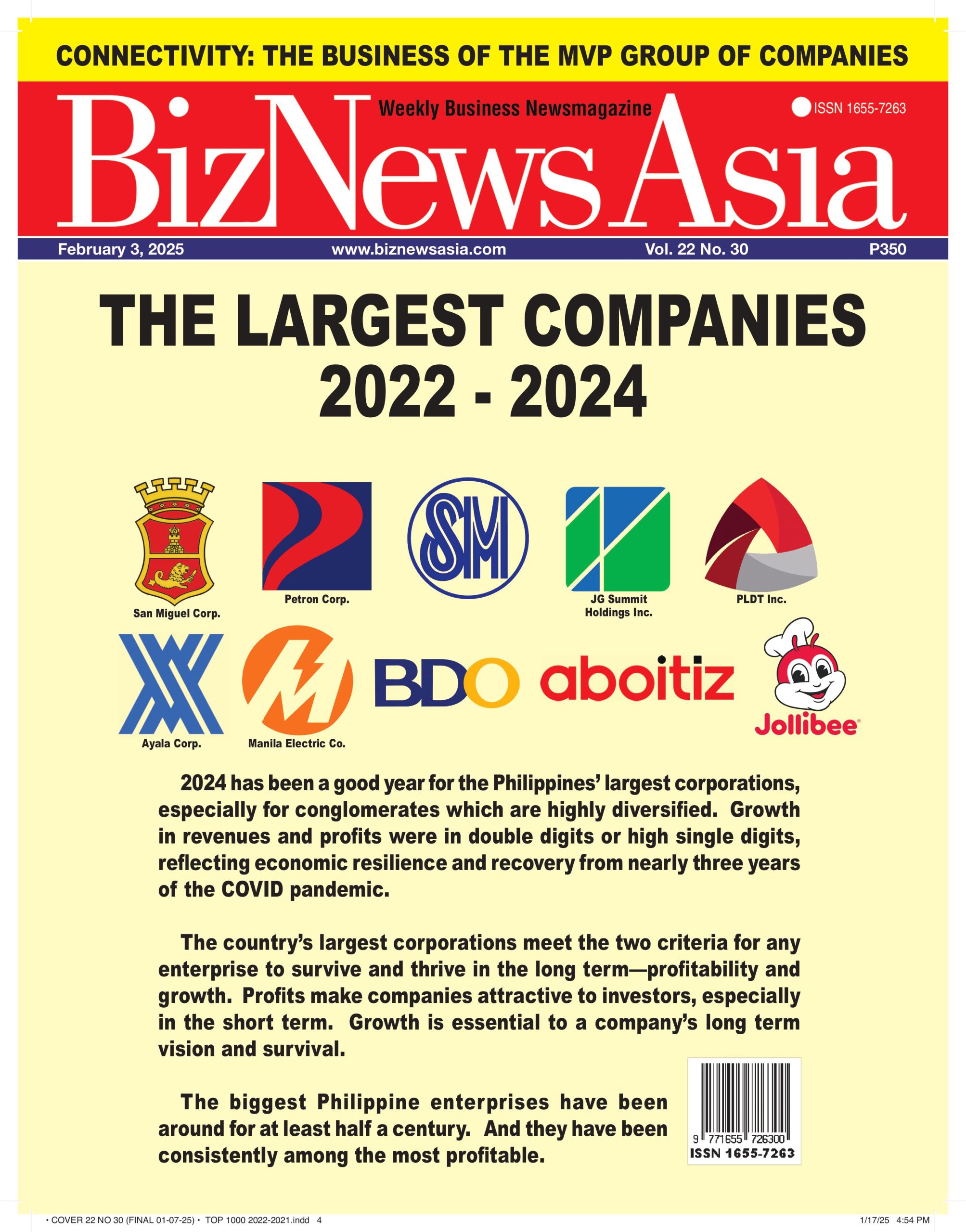 THE LARGEST COMPANIES